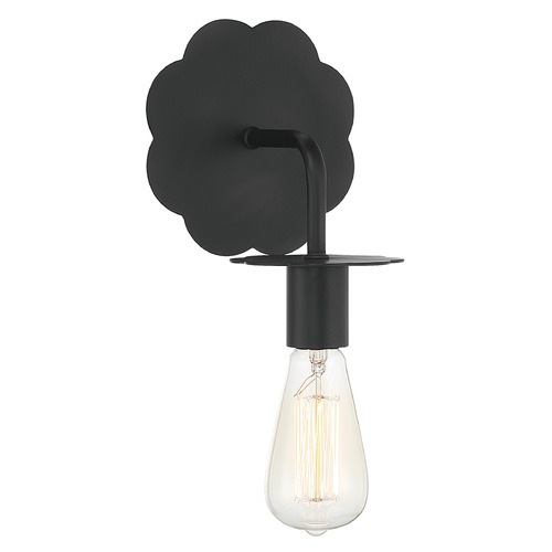 Meridian 8.25-Inch Wall Sconce in Matte Black by Meridian M90104MBK