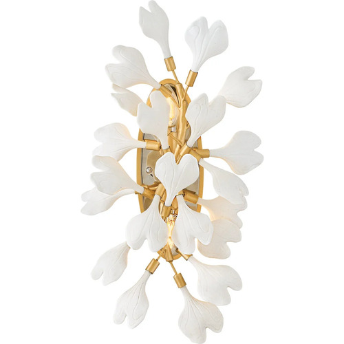 Audra 2-Light Sconce in Deluxe Gold by Fredrick Ramond