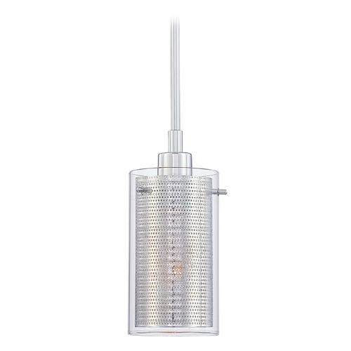 George Kovacs Lighting Grid II Mini Pendant in Chrome by George Kovacs P961-077