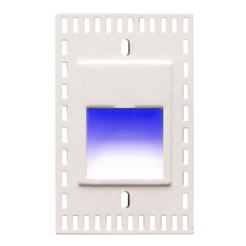 White LED Recessed Step Light with Blue LED by WAC Lighting