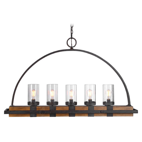 Kalizma Home Atwood Deep Weathered Bronze Island Light by Uttermost Lighting