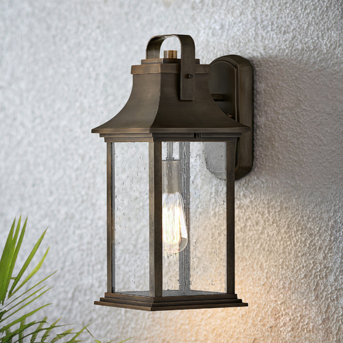 Hinkley Grant 16.75-Inch Burnished Bronze Outdoor Wall Light by Hinkley Lighting 2394BU