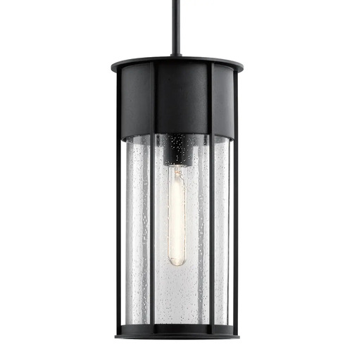 Camillo 17.50-Inch Outdoor Hanging Light in Textured Black by Kichler