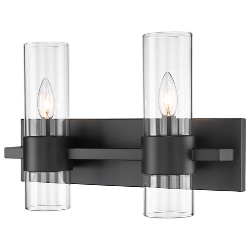 Lawson Matte Black Bathroom Light by Z-Lite