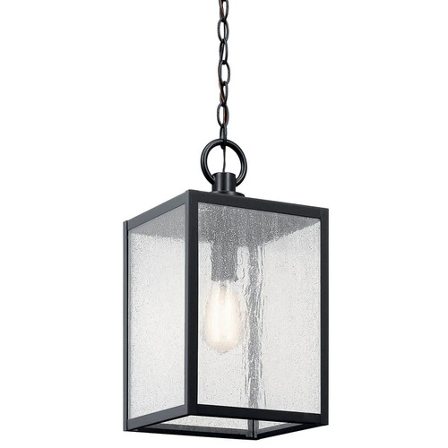 Lahden 17.25-Inch Outdoor Hanging Light in Black by Kichler Lighting