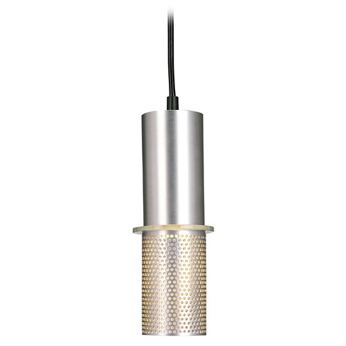 Larry Mini Pendant in Satin Aluminum by George Kovacs