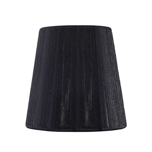 Clip-On Empire Black Lamp Shade