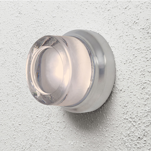Comet LED Outdoor Wall Light in Brushed Aluminum by George Kovacs