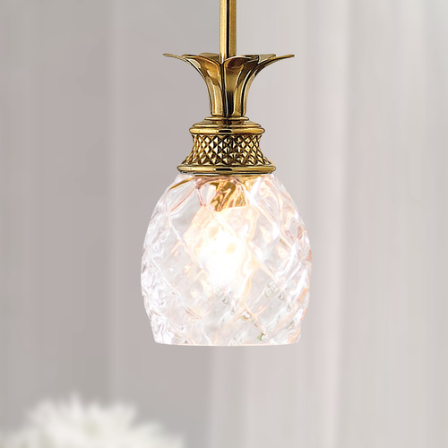 Hinkley Plantation Mini Pendant in Burnished Brass by Hinkley Lighting 5317BB