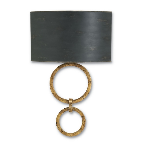 Bolebrook Wall Sconce in Gold Leaf Finish by Currey & Company