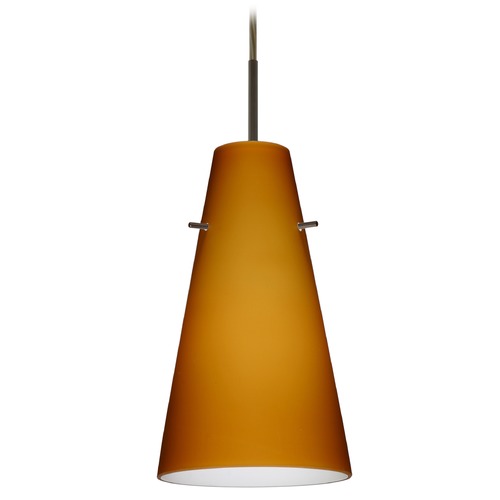 Besa Lighting Besa Lighting Cierro Bronze LED Mini-Pendant Light 1JT-412480-LED-BR