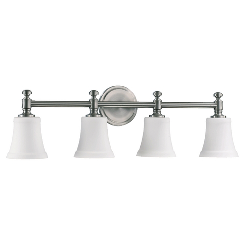 Satin Nickel Bathroom Light by Quorum Lighting