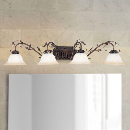 Elegante Oil Rubbed Bronze Bathroom Light by Maxim Lighting