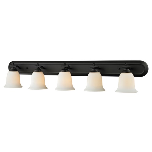 Lagoon Matte Black Bathroom Light by Z-Lite