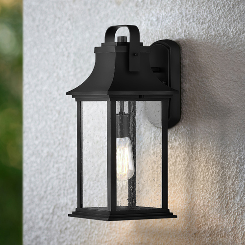 Grant 16.75-Inch Textured Black Outdoor Wall Light by Hinkley Lighting