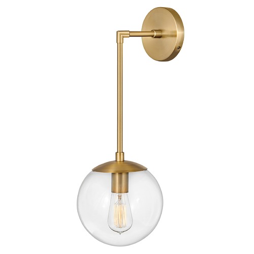 Warby Single Sconce in Heritage Brass by Hinkley Lighting