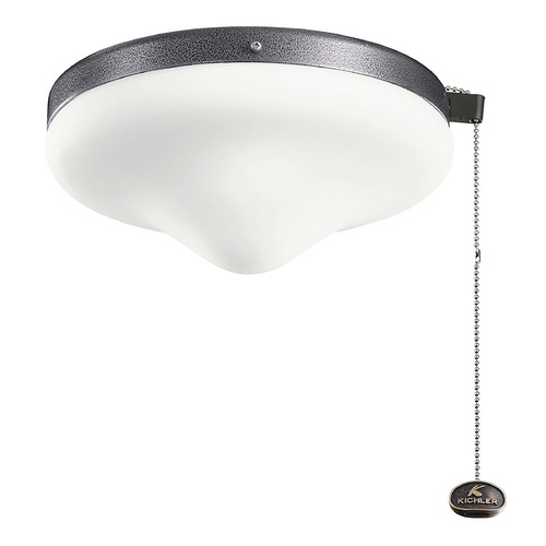 Weathered Steel LED Fan Light Kit by Kichler Lighting