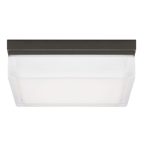 Visual Comfort Modern Collection Sean Lavin Boxie Large LED Outdoor Flush Mount in Bronze by VC Modern 700OWBXL930Z120