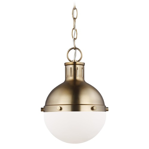 Hanks Small Satin Brass Pendant by Visual Comfort Studio