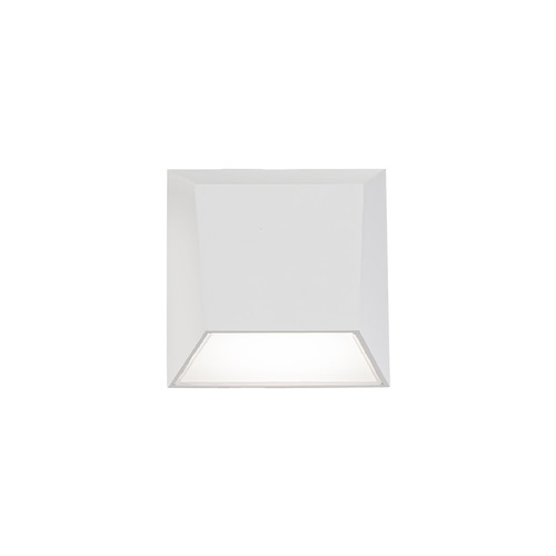 WAC Lighting Atlantis 6-Inch Outdoor LED Wall Light in White 3000K 3CCT by WAC Lighting WS-W27106-30-WT