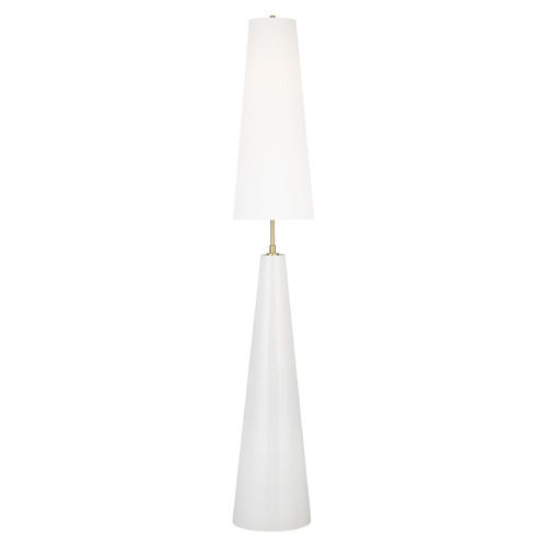 Visual Comfort Studio Collection Kelly Wearstler 63.63-Inch Lorne Arctic White LED Floor Lamp by Visual Comfort Studio KT1211ARC1