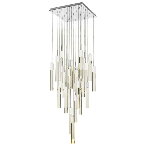 Original Glacier 25-Light LED Multi-Light Pendant in Chrome by Avenue Lighting