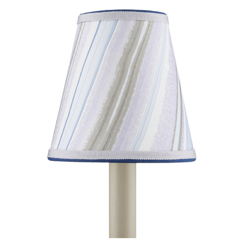 Lilac & Blue Agate Paper Empire Lamp Shade