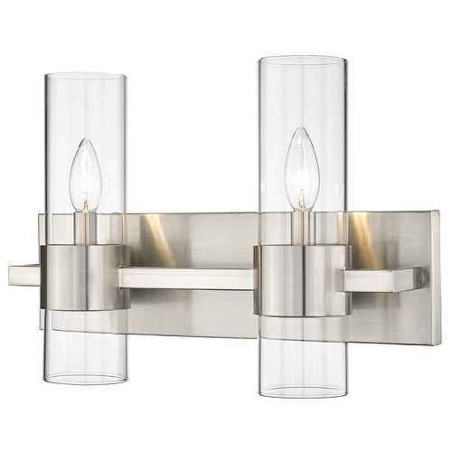 Z-Lite Lawson Brushed Nickel Bathroom Light by Z-Lite 343-2V-BN