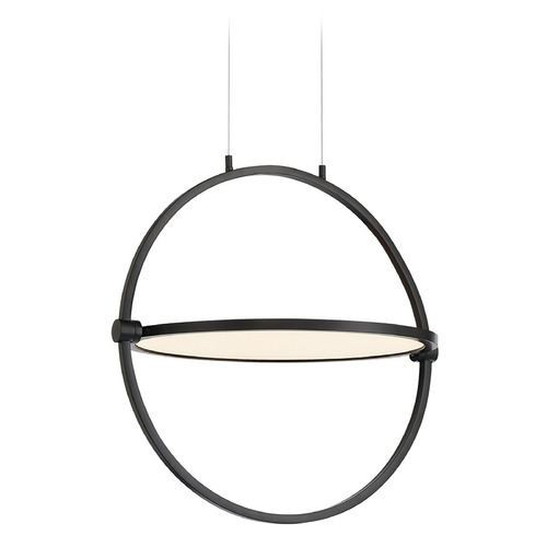 George Kovacs Lighting George Kovacs Studio 23 Coal LED Pendant Light P5541-66A-L