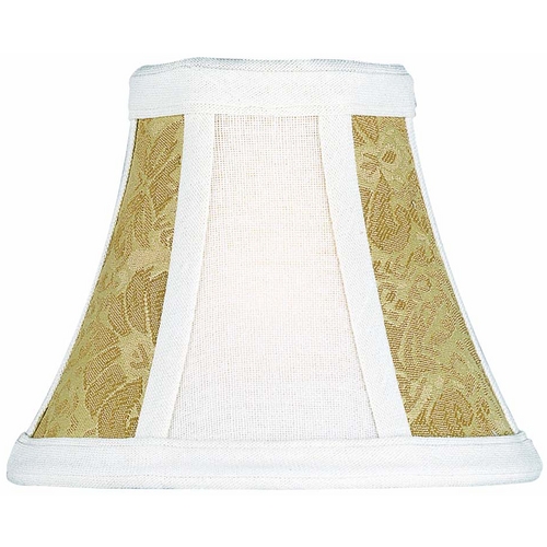 Lite Source Lighting Light Beige Bell Lamp Shade with Clip-On Assembly CH576-6