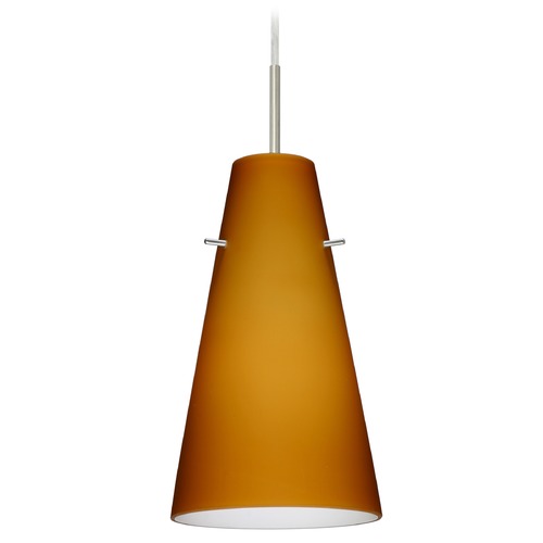 Besa Lighting Cierro Satin Nickel LED Mini-Pendant Light