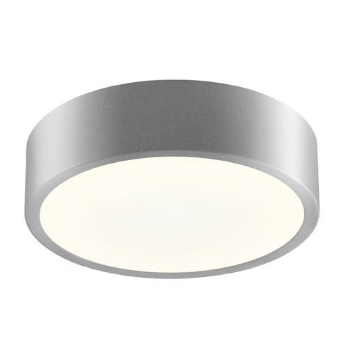 Pi Bright Satin Aluminum LED Flush Mount by Sonneman Lighting