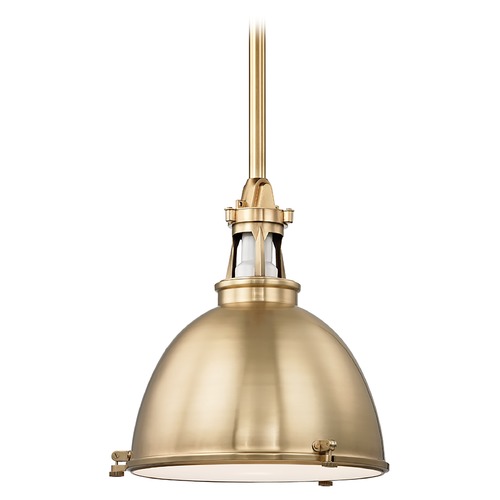 Massena Aged Brass Pendant by Hudson Valley Lighting