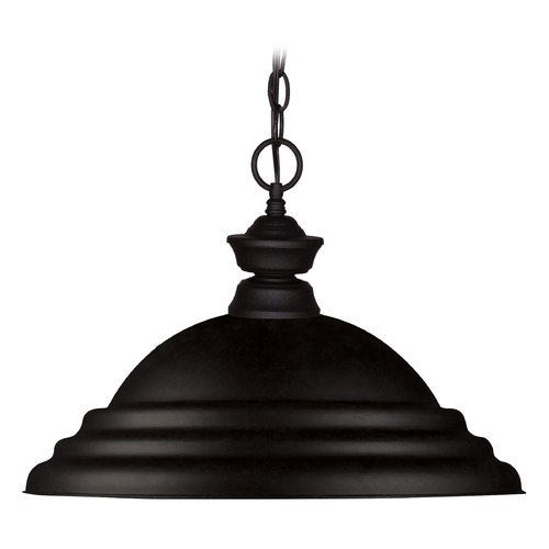 Pendants Matte Black Pendant by Z-Lite