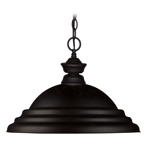 Z-Lite Pendants Matte Black Pendant by Z-Lite 100701MB-SMB