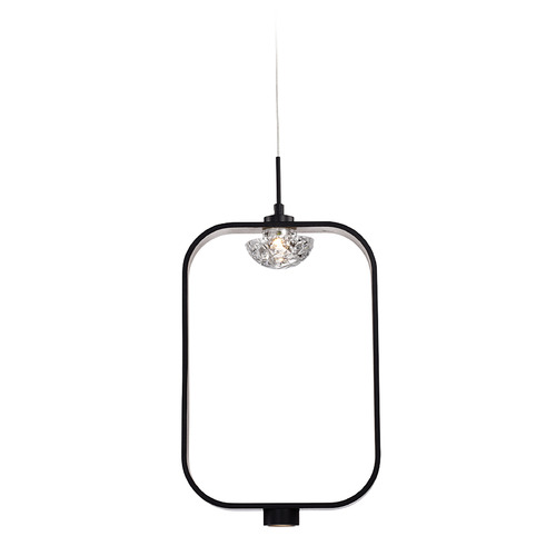 Eurofase Lighting Dagmar 9-Inch Wide LED Pendant in Black & Gold by Eurofase Lighting 37077-013