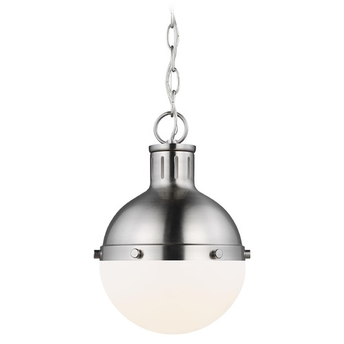 Hanks Small Brushed Nickel Pendant by Visual Comfort Studio