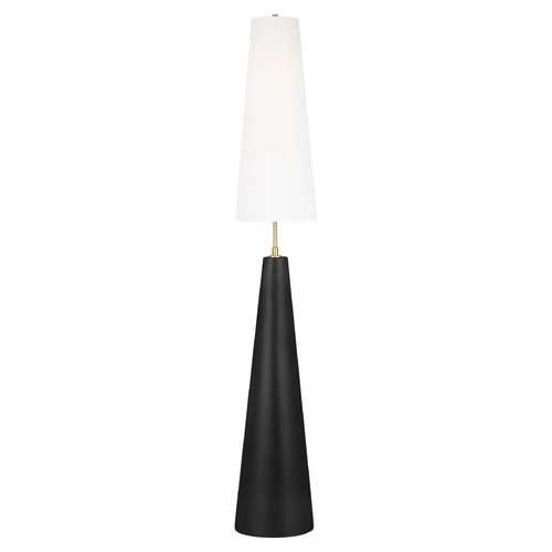 Visual Comfort Studio Collection Kelly Wearstler 63.63-Inch Tall Lorne Coal LED Floor Lamp by Visual Comfort Studio KT1211COL1