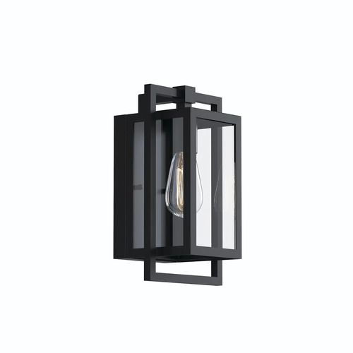 Goson 11.75-Inch Outdoor Wall Light in Black by Kichler Lighting