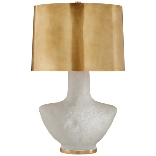 Kelly Wearstler Armato Table Lamp in Porous White by Visual Comfort Signature