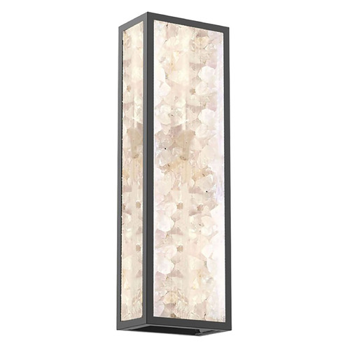 Salt Creek LED Outdoor Sconce in Coal Black by Minka Lavery