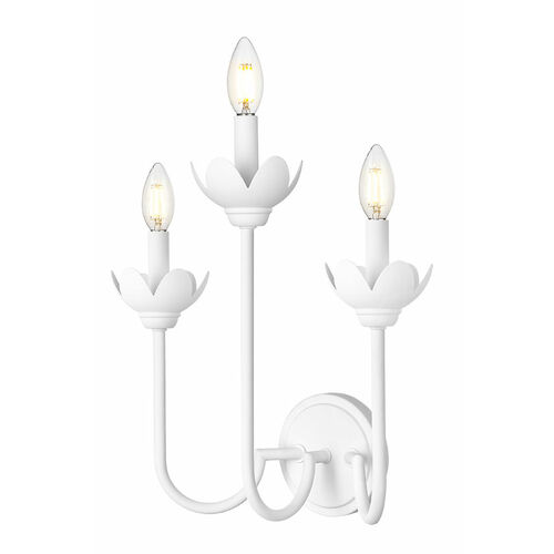 Z-Lite Allistair Textured White Sconce