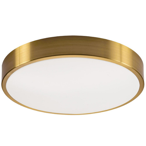 Afx Lighting Octavia Satin Brass LED Flushmount Light