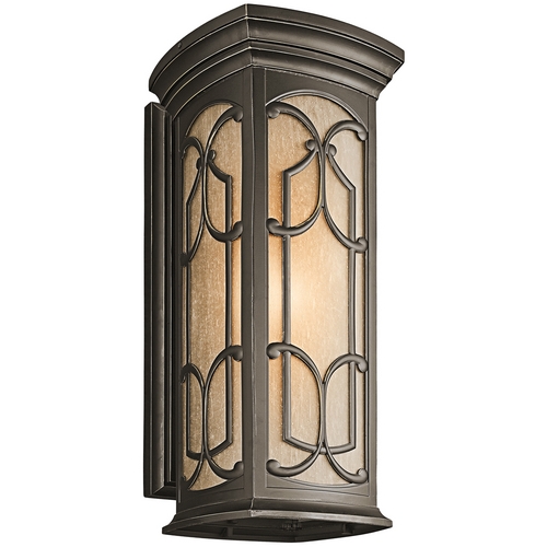 Franceasi 25-Inch Outdoor Wall Light in Olde Bronze by Kichler Lighting