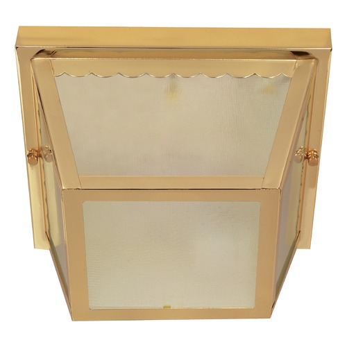 Polished Brass Flush Mount by Nuvo Lighting