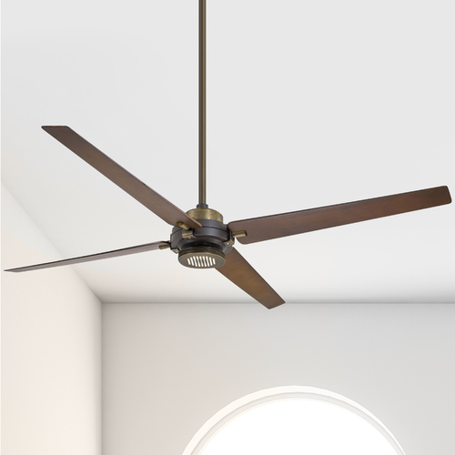 Minka Aire Spectre 60-Inch LED Fan in Oil Rubbed Bronze & Antique Brass by Minka Aire F726-ORB/AB