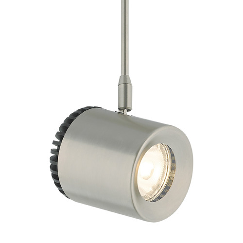 Sean Lavin Burk 3-Inch 2700K 18-Degree LED Monopoint Track Head in Nickel by VC Modern