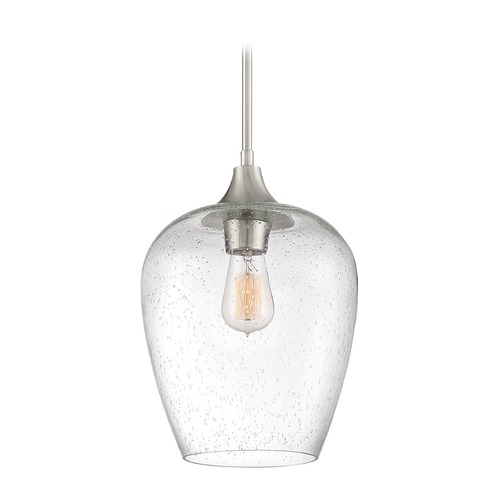 Towne Pendant in Brushed Nickel by Quoizel Lighting
