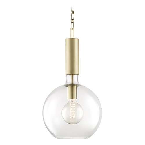 Hudson Valley Lighting Raleigh Aged Brass Pendant by Hudson Valley Lighting 1413-AGB