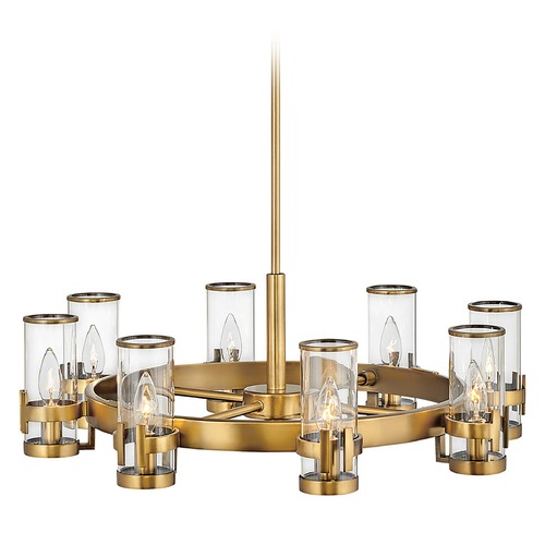 Hinkley Reeve Medium Single-Tier Chandelier in Brass by Hinkley Lighting 38106HB